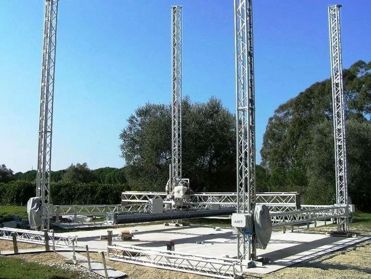 3D-принтер в действии строительный