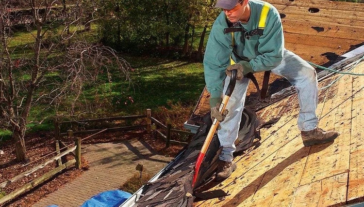 Демонтаж старого покрытия