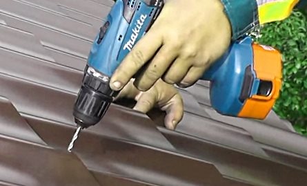 Крепление снегозадержателей 3