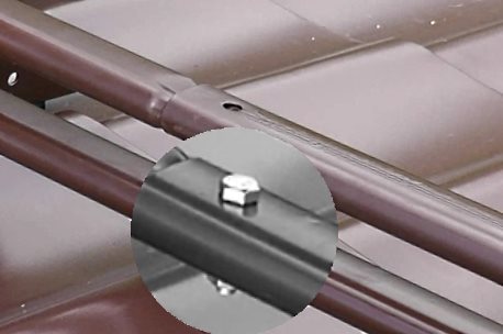 Крепление снегозадержателей 9