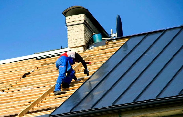 Монтаж металлической кровли