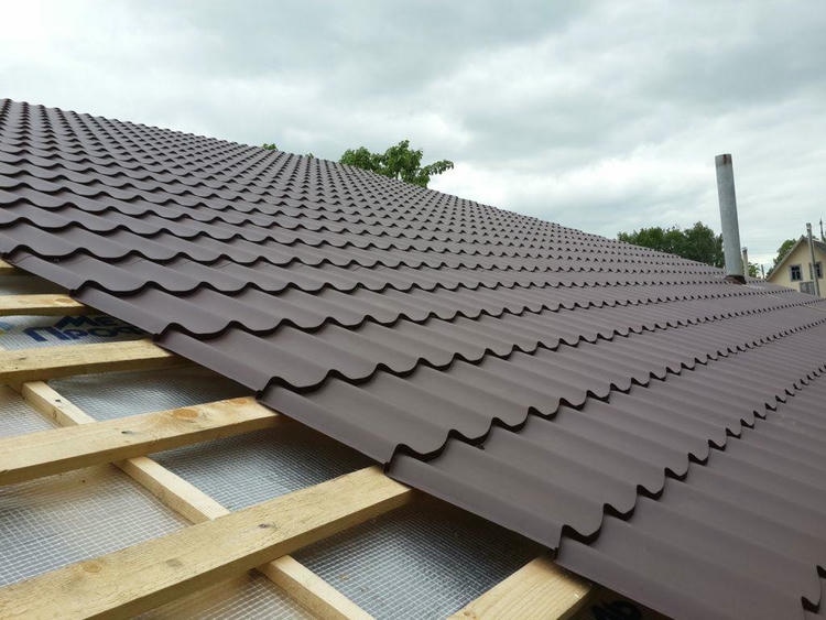 Порядок установки металлочерепицы