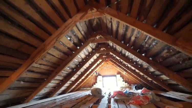 Утепление чердака дачи 