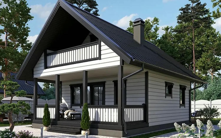 Вариант покрытия для мансардной крыши