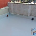 Гидроизоляция террасы полиуретановой мастикой