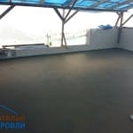 стяжка пола на плоской кровле