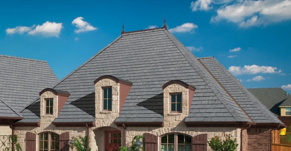 Премиум кровля GAF Кровля_GAF_Autumn_Dusk_House