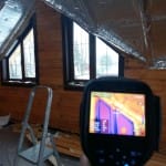 Проверка утепления кровли тепловизором
