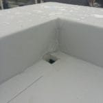 Воронка на мембранной кровле 