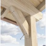 крепёж для балок и стропил навеса 