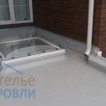 зенитный фонарь на эксплуатируемой кровле