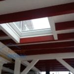 зенитный фонарь на террасе