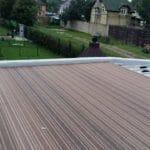 монтаж декинга почти закончен