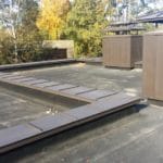 Кровля из Resitrix и фальцевые парапеты