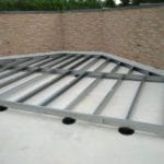 каркас пола террасы