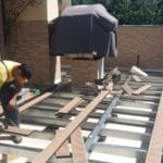 монтаж террасной доски