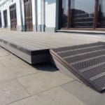 терраса кафе с пандусом 