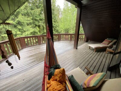 Балкон – терраса загородного дома 1