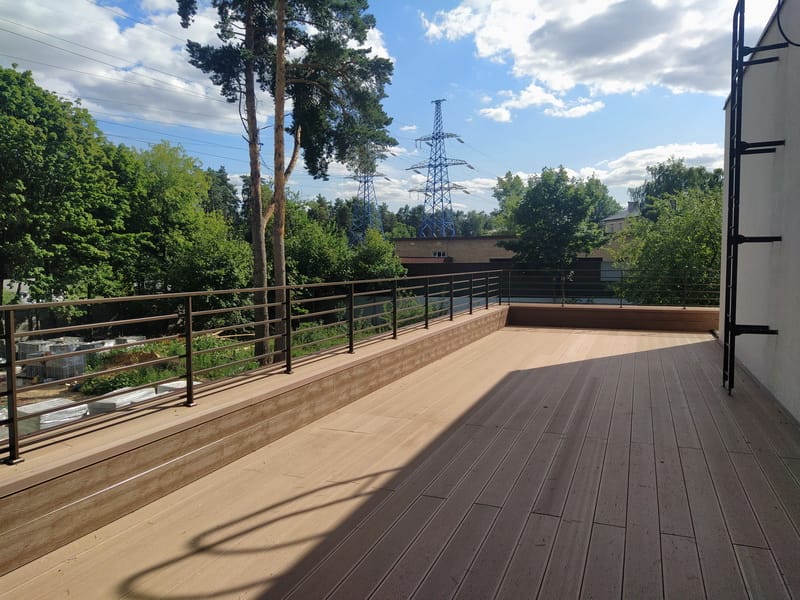 Эксплуатируемая кровля Кратово 2